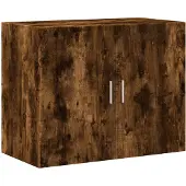vidaXL Wandschrank Räuchereiche 80x42,5x64 cm Holzwerkstoff
