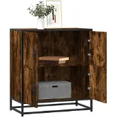 vidaXL Sideboard Räuchereiche 68x35x76 cm Holzwerkstoff