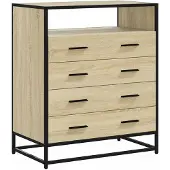 vidaXL Schubladenschrank Sonoma-Eiche 70x41x83,5 cm Holzwerkstoff