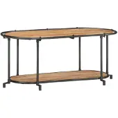 vidaXL TV-Schrank 100x42x40 cm Massivholz Akazie