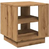 vidaXL Couchtisch Artisan-Eiche 40x40x43 cm Holzwerkstoff