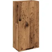 vidaXL Wand-Badschrank Altholz-Optik 32x20x67 cm
