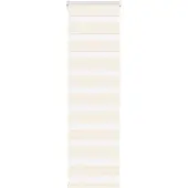 vidaXL Doppelrollo Marmorbeige 40x150 cm Stoffbreite 35,9 cm Polyester