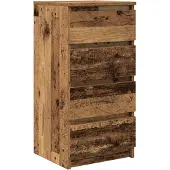 vidaXL Sideboard Altholz-Optik 37,5x35x76 cm Holzwerkstoff
