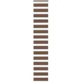 vidaXL Doppelrollo Braun 45x200 cm Stoffbreite 40,9 cm Polyester