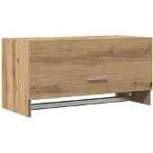 vidaXL Kleiderschrank Artisan-Eiche 70x32,5x35 cm Holzwerkstoff