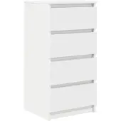 vidaXL Sideboard Weiß 37,5x35x76 cm Holzwerkstoff