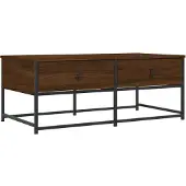 vidaXL Couchtisch Braun Eichen-Optik 100x51x40 cm Holzwerkstoff