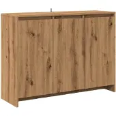 vidaXL Sideboard Artisan-Eiche 102x33x75 cm Holzwerkstoff