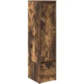 vidaXL Highboard Räuchereiche 29,5x34x119,5 cm Holzwerkstoff