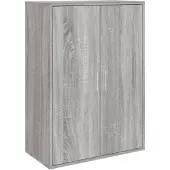 DKD Home Decor Sideboard Grau Sonoma 60x31x84 cm Holzwerkstoff