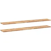 vidaXL Schweberegale 2 Stk. 160x20x2 cm Massivholz Akazie Ölbehandelt