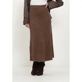 Grace & Mila Damen Röcke Skirt - Bruin - Größe XL
