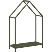 vidaXL Brennholzregal Olivgrün 60x25x90 cm Kaltgewalzter Stahl