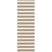 vidaXL Doppelrollo Sandbraun 80x230 cm Stoffbreite 75,9 cm Polyester