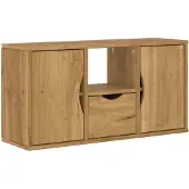 vidaXL TV-Schrank mit Schublade ODDA 79x24x40 cm Massivholz Kiefer