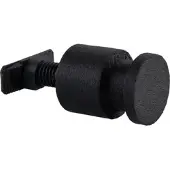 Technik Team Mantelhaken Sillos für Akustik & Designpaneele Ø 30 mm Schwarz