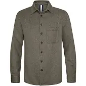 Profuomo Herren Overshirts Overshirt Mouline - Bruin - Größe L