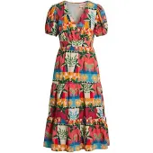 Apricot Midikleid "Midikleid" Bedruckt