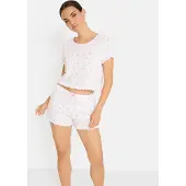 LASCANA Shorty 2 mit Babylock Saum