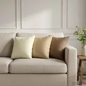 vidaXL Kissenbezug 12 stk. HEERLEN Taupe 40 x 40 cm Polyester