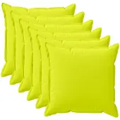 vidaXL Kissenbezug 6 stk. HOUTEN Hellgrün 40 x 40 cm Polyester