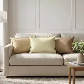 vidaXL Kissenbezug 2 stk. HOUTEN Taupe 30 x 50 cm Polyester