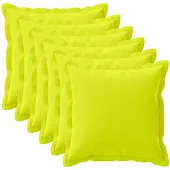vidaXL Kissenbezug 6 stk. HOUTEN Hellgrün 55 x 55 cm Polyester