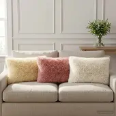 vidaXL Kissenbezug 6 pcs HEERLEN Weiß 30 x 50 cm PV Fleece