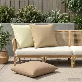 vidaXL Kissenbezug 6 stk. HEERLEN Taupe 65 x 65 cm Polyester