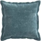 vidaXL Kissenbezug 2 stk. HOUTEN Blau 40 x 40 cm Chenille-Stoff