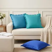 vidaXL Kissenbezug 12 stk. HOUTEN Türkis 50 x 50 cm Polyester