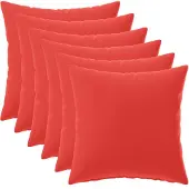 vidaXL Kissenbezug 6 pcs HEERLEN Rot 40 x 40 cm Polyester