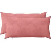vidaXL Kissenbezug 2 pcs HEERLEN Rosa 40 x 70 cm Samt
