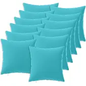 vidaXL Kissenbezug 12 pcs HEERLEN Türkis 50 x 50 cm Polyester