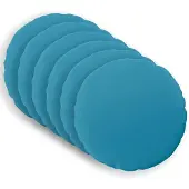vidaXL Kissenbezug 6 pcs HEERLEN Himmelblau Ø 40 cm Polyester