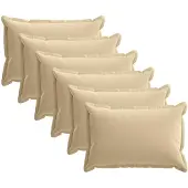 vidaXL Kissenbezug 6 stk. HOUTEN Beige 50 x 75 cm Polyester