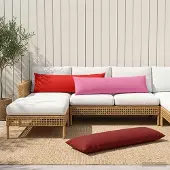 vidaXL Kissenbezug HEERLEN Rot 40 x 145 cm Polyester