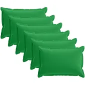 vidaXL Kissenbezug 6 stk. HOUTEN Grün 50 x 75 cm Polyester