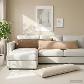 vidaXL Kissenbezug 2 stk. HOUTEN Braun 40 x 145 cm Chenille-Stoff
