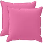 vidaXL Kissenbezug 2 stk. HOUTEN Rosa 60 x 60 cm Polyester