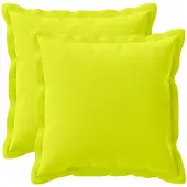 vidaXL Kissenbezug 2 stk. HOUTEN Hellgrün 50 x 50 cm Polyester