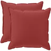 vidaXL Kissenbezug 2 stk. HOUTEN Weinrot 70 x 70 cm Polyester