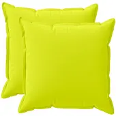 vidaXL Kissenbezug 2 stk. HOUTEN Hellgrün 55 x 55 cm Polyester