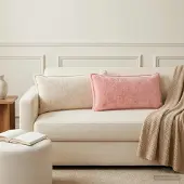 vidaXL Kissenbezug 12 stk. HOUTEN Weiß 40 x 80 cm Faux Kaninchenfell