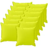 vidaXL Kissenbezug 12 stk. HOUTEN Hellgrün 50 x 50 cm Polyester