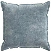 vidaXL Kissenbezug 2 stk. HOUTEN Himmelblau 80 x 80 cm Chenille-Stoff