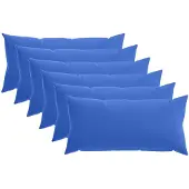 vidaXL Kissenbezug 6 pcs HEERLEN Königsblau 40 x 70 cm Polyester