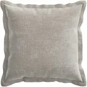 vidaXL Kissenbezug 6 stk. HOUTEN Hellgrau 50 x 50 cm Chenille-Stoff