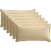 vidaXL Kissenbezug 6 stk. HOUTEN Beige 40 x 80 cm Polyester